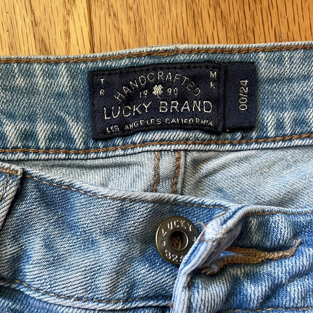 Lucky Brand Low Rise Ripped Jeans - Picture 2 of 3